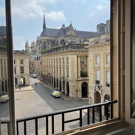 Royal Home, Hypercentre Reims Avec Vue Cathedrale Exterior foto